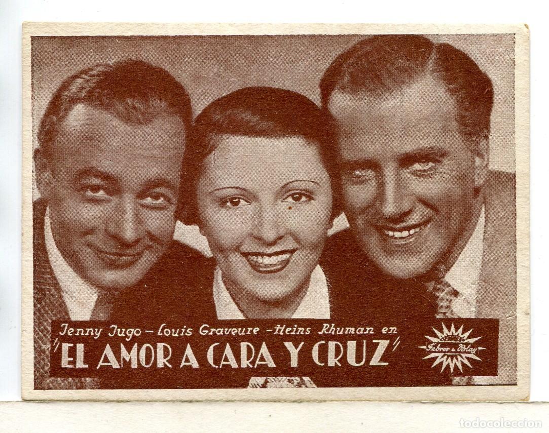 Cine: EL AMOR CARA Y CRUZ, con Jenny Jugo.