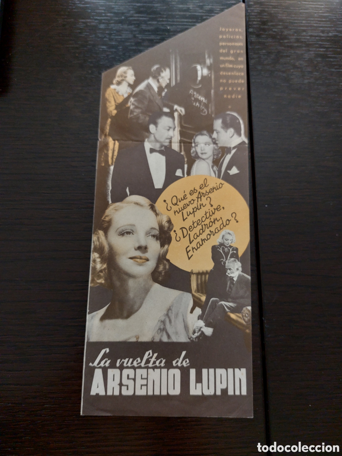 Cine: Programa troquelado La vuelta de Arsenio Lupin, sin publicidad - Foto 1