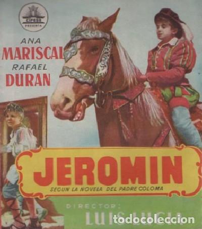 Cine: PROGRAMA DOBLE DE CINE: JEROM&Iacute;N PC-7492 - Foto 1