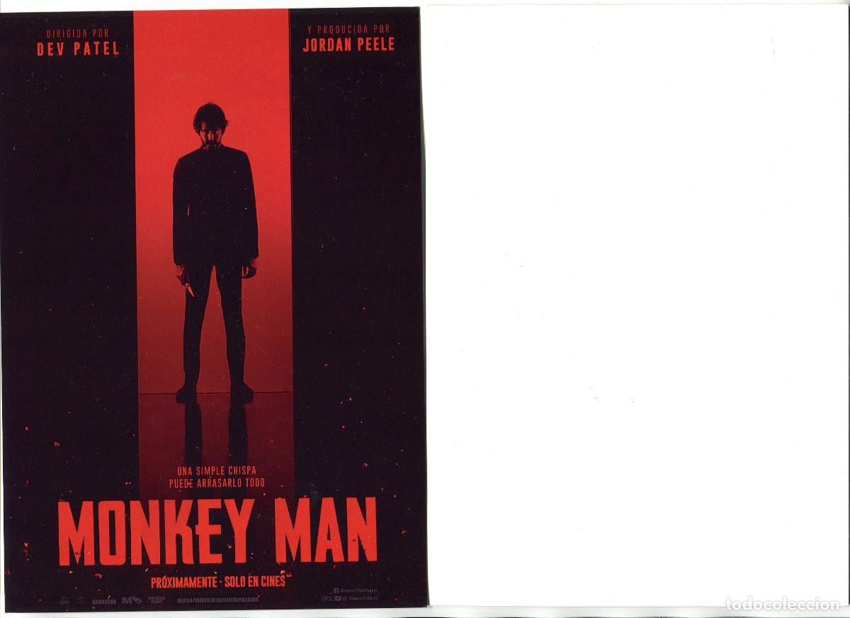 Cine: MONKEY MAN. 15 X 21 cms. - Foto 1