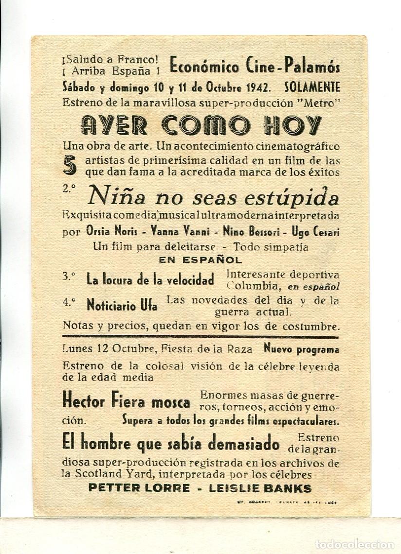 Cine: AYER COMO HOY, con Wallace Beery. - Foto 2