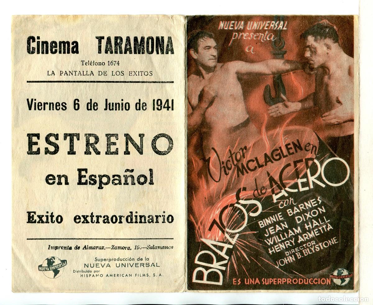 Cine: BRAZOS DE ACERO, con Victon McLaglen. - Foto 1