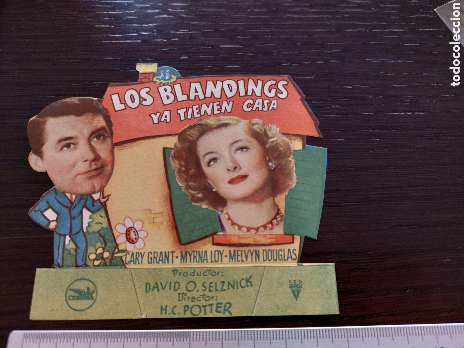 Kino: Programa troquelado Los Blandings ya tienen casa, Cary Grant , publicidad Cinema Goya