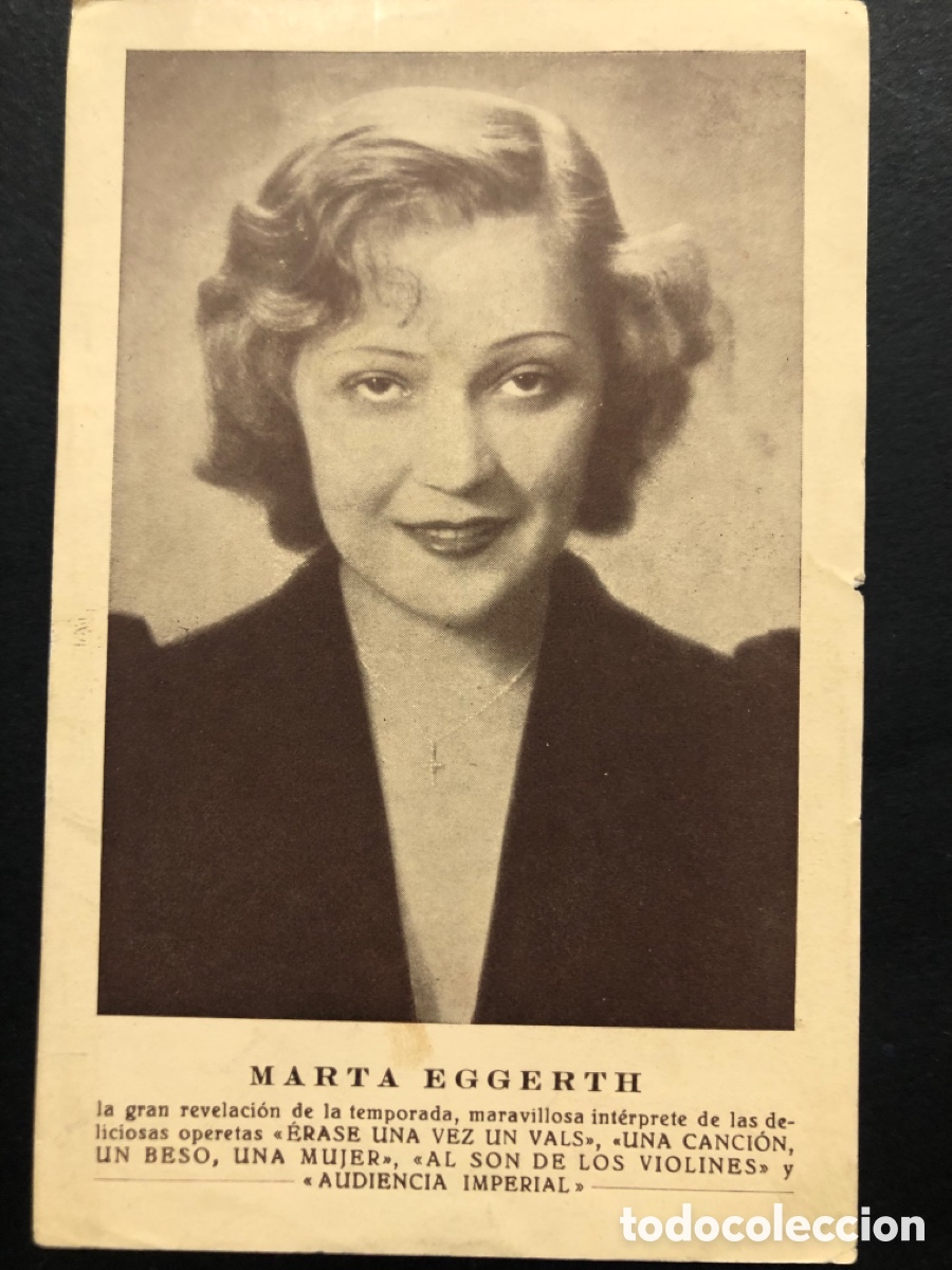 Cine: Programa Marta Eggerth A8 - Foto 1