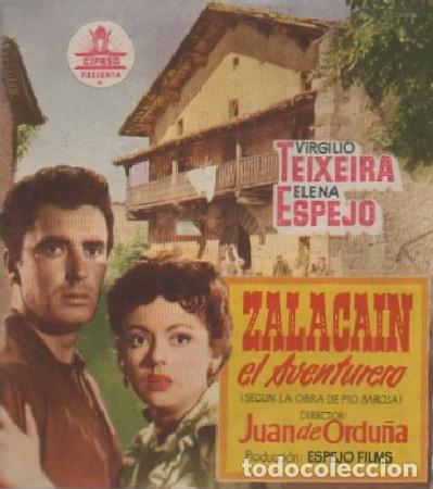 Flyers Publicitaires de Films Anciens: PROGRAMA DOBLE DE CINE: ZALACA&Iacute;N EL AVENTURERO PC-7512