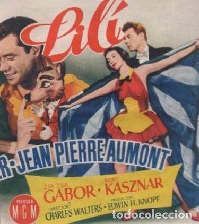 Flyers Publicitaires de Films Anciens: PROGRAMA DOBLE DE CINE: LILI PC-7526