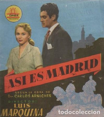 Cine: PROGRAMA DOBLE DE CINE: AS&Iacute; ES MADRID PC-7529 - Foto 1