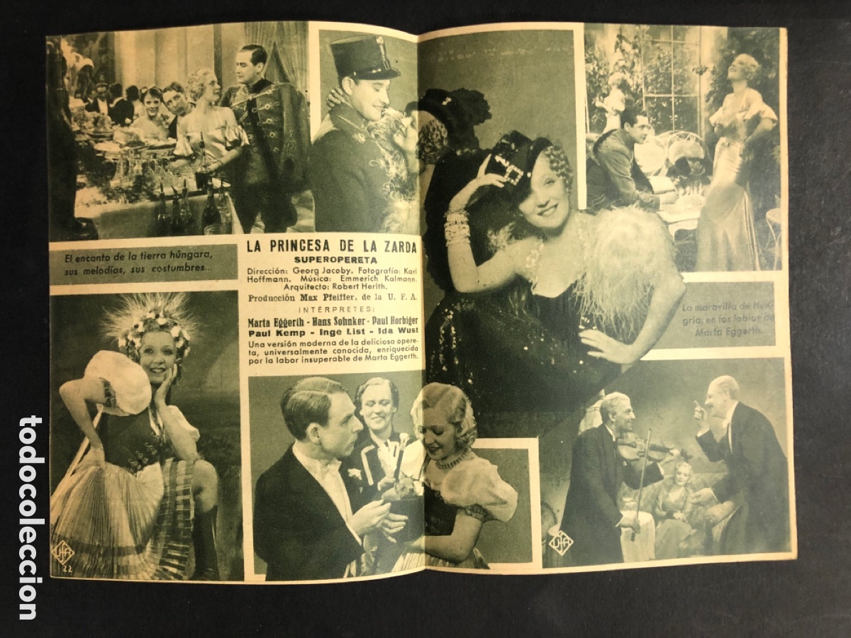 Cine: Programa la princesa de la zarda marta eggerth con publicidad centre vilassanes A8 - Foto 2