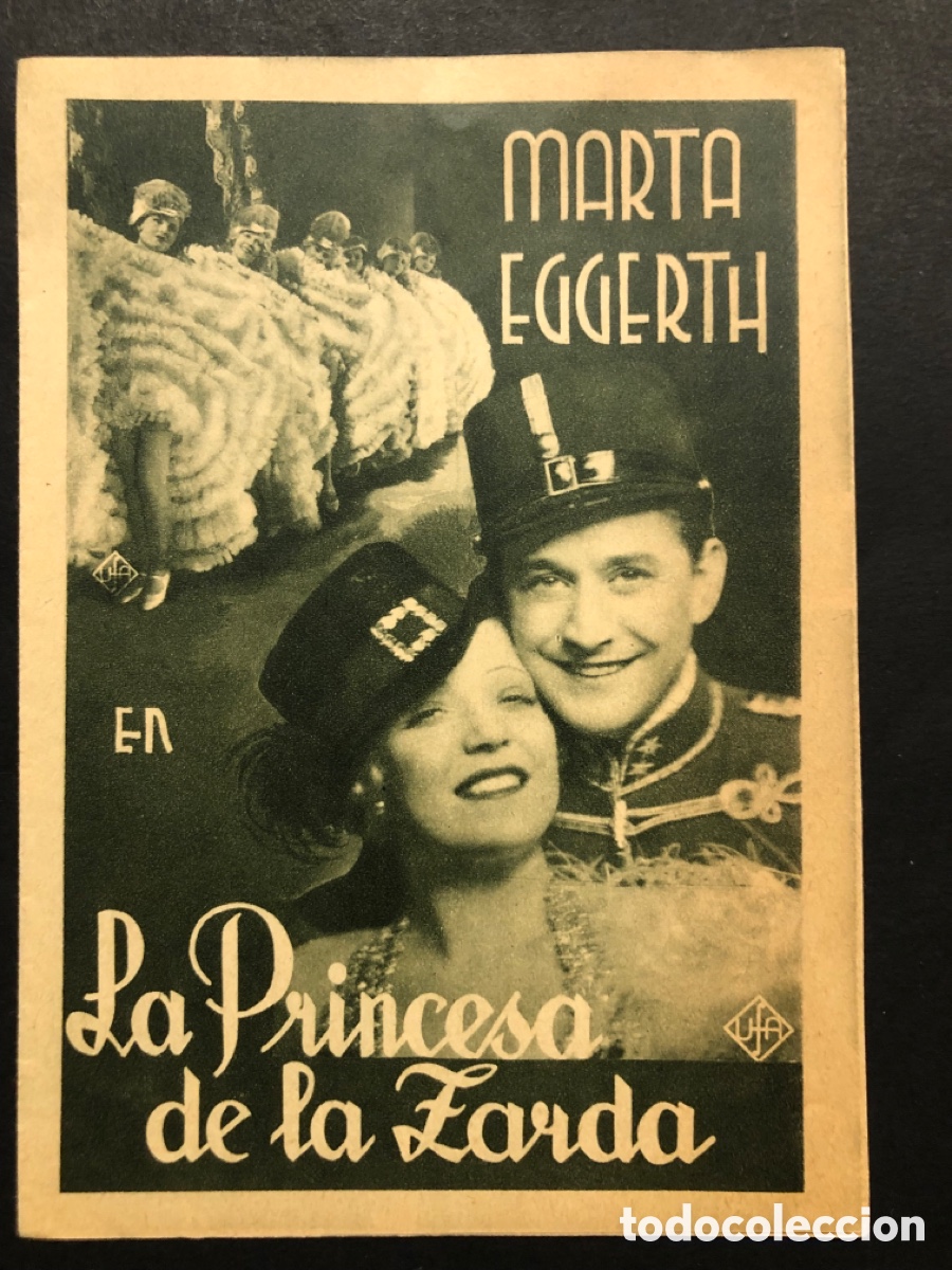 Cine: Programa la princesa de la zarda marta eggerth con publicidad centre vilassanes A8 - Foto 1