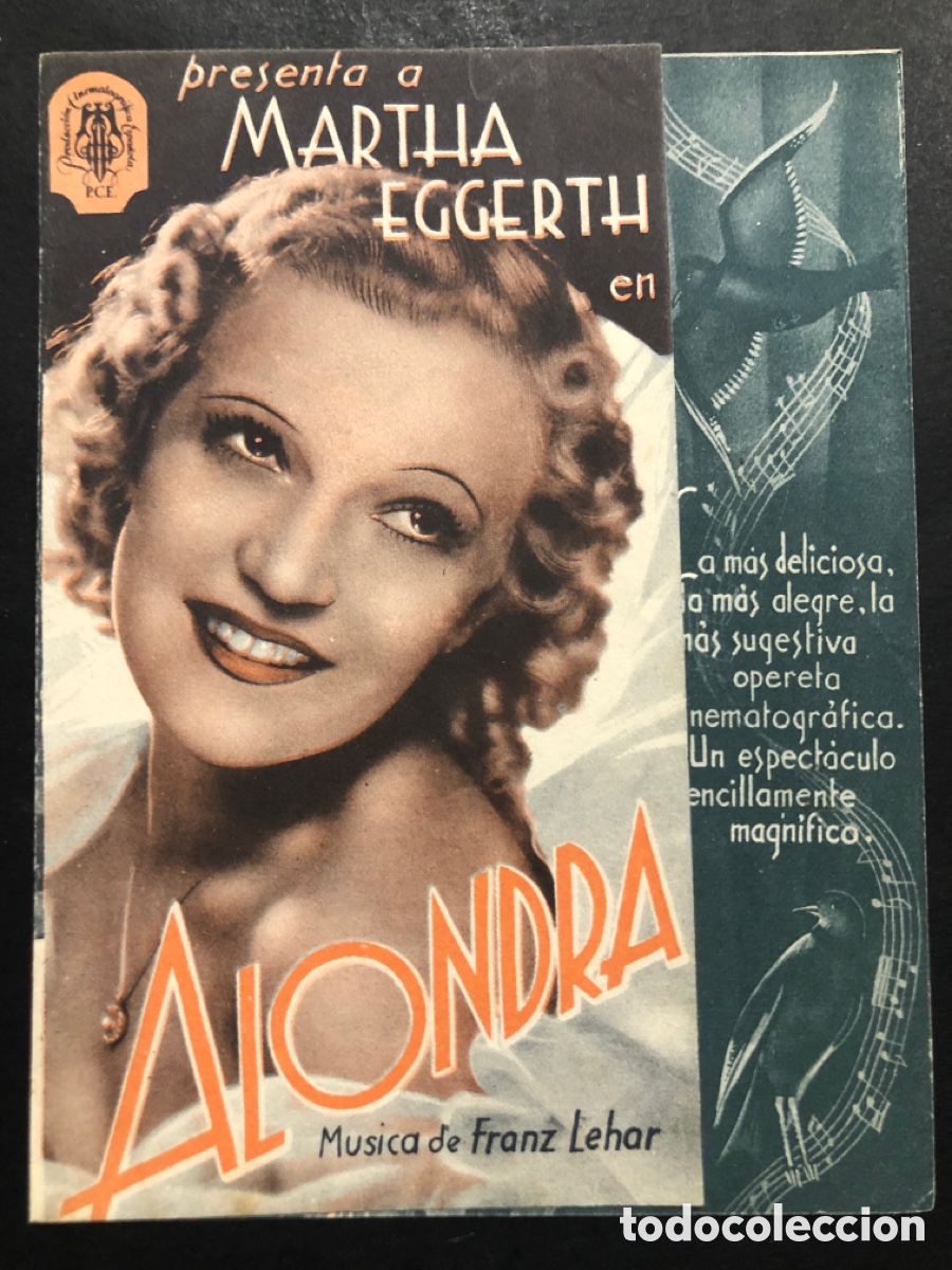 Cine: Programa alondra marta eggerth A8 - Foto 1
