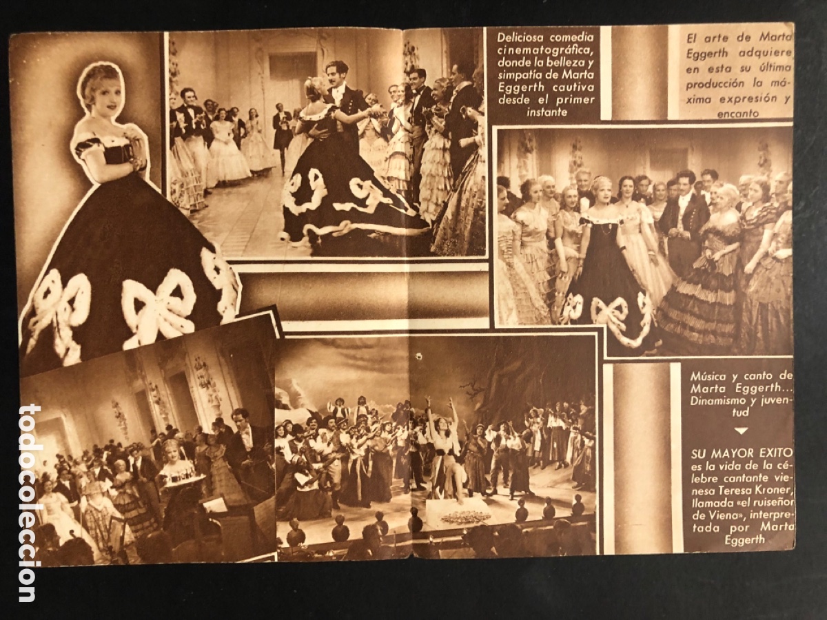 Cine: Programa su mayor &eacute;xito marta eggerth con publicidad teatro circo alcoy A8 - Foto 2