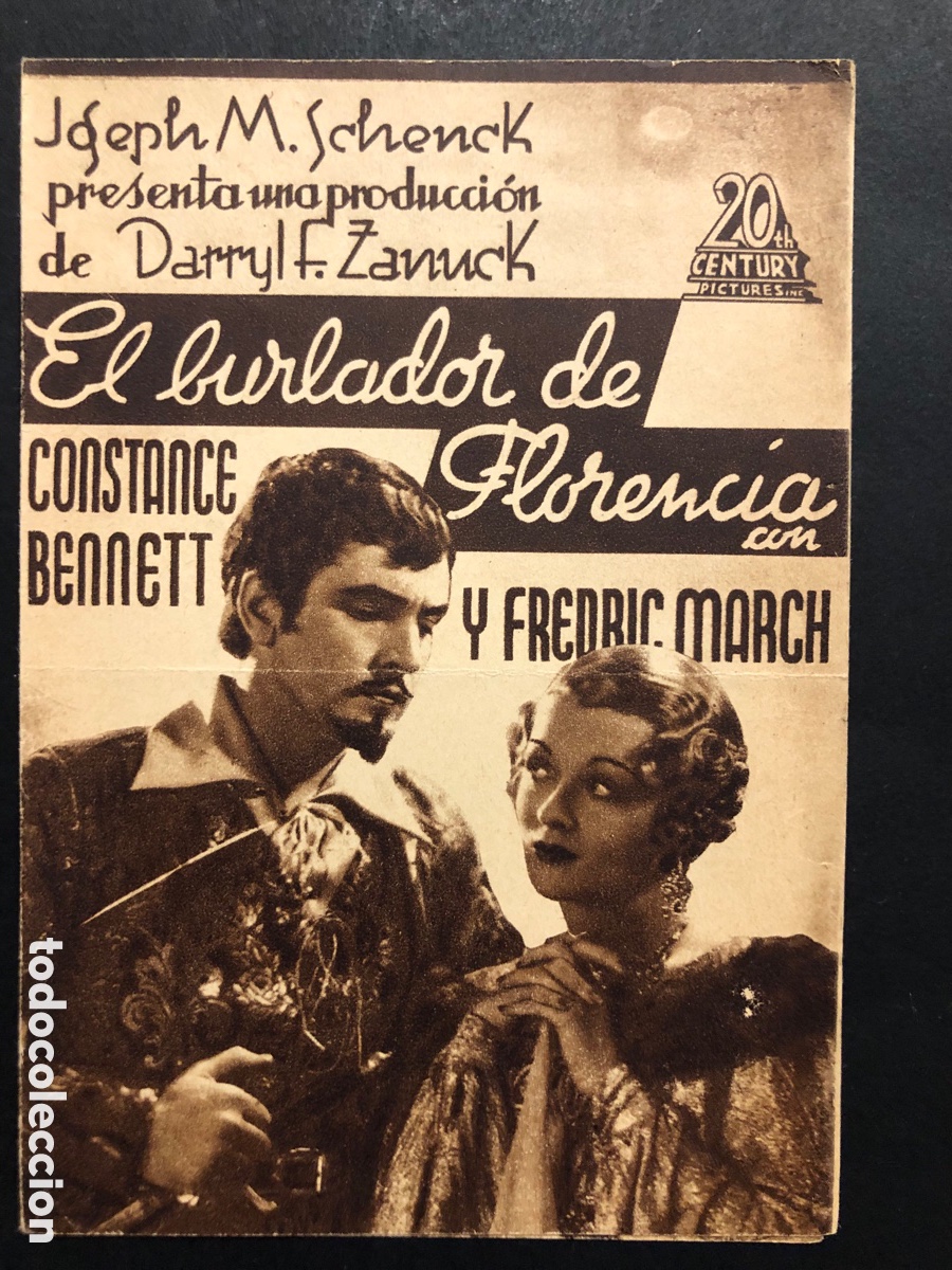 Cine: Programa el burlador de Florencia constance Bennett A8 - Foto 1