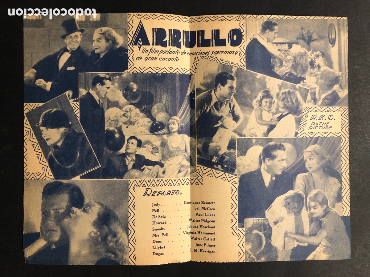 Cine: Programa uruguayo tentacion arrullo constance Bennett A8 - Foto 2