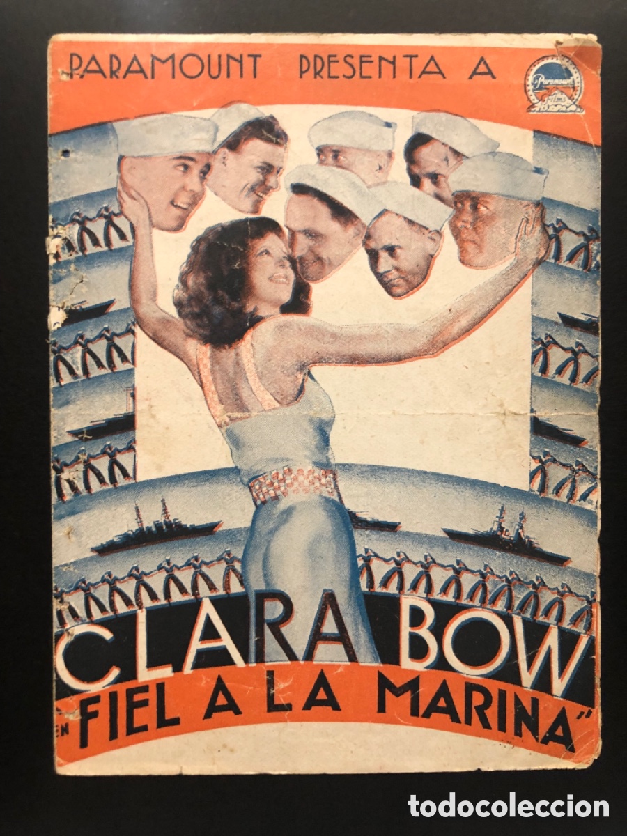 Cine: Programa clara bow fiel a la marina con publicidad ideal cinema isla Cristina A8