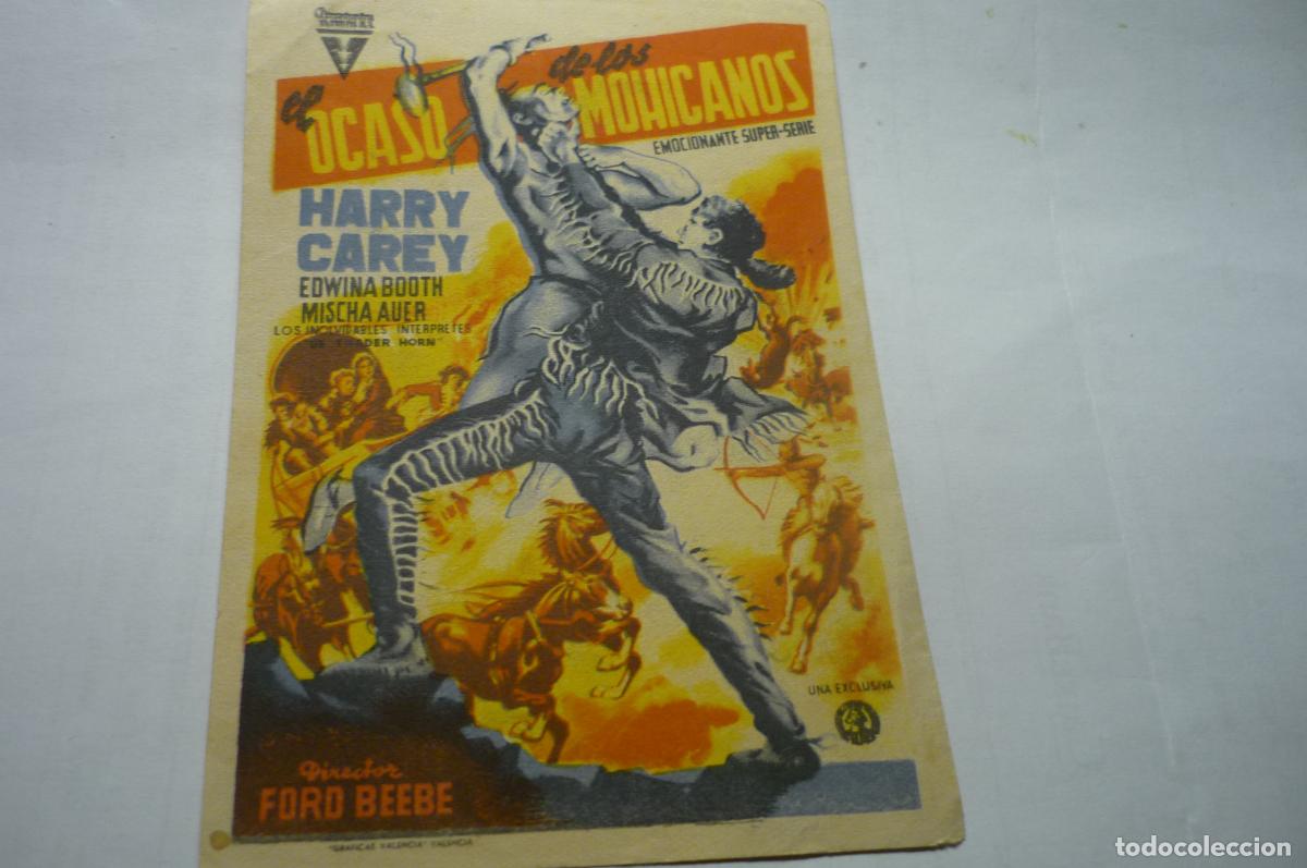 Cine: programa el ocaso de los mohicanos.-harry carey - Foto 1
