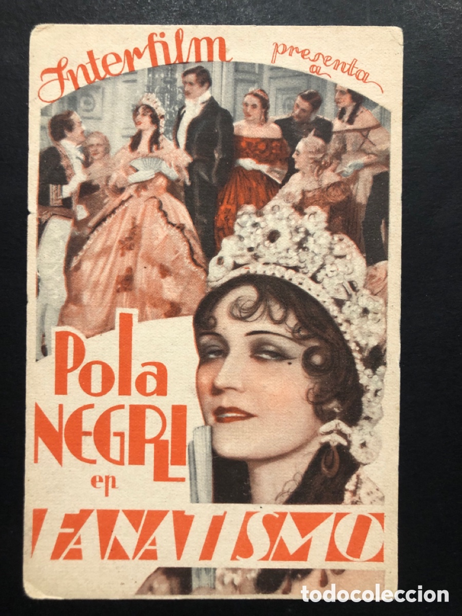 Cine: Programa tarjeta fanatismo pola negri A8 - Foto 1