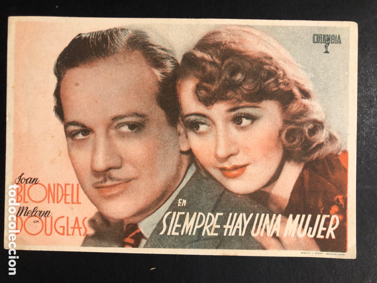 Cine: Programa siempre hay una mujer joan Blondell melvyn douglas A8 - Foto 1