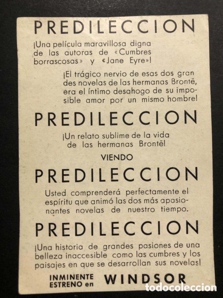 Cine: Programa predilecci&oacute;n Ida lupino con publicidad windsor A8 - Foto 2