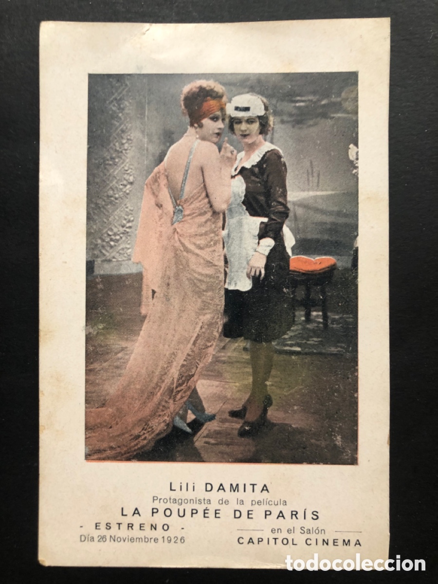 Cine: Programa tarjeta la Poupee de paris lili damita A8 - Foto 1