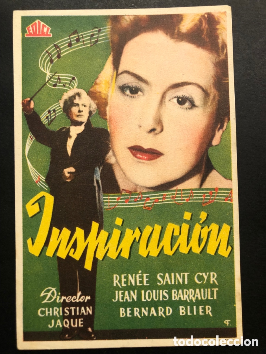  Foglietti di film di film antichi di cinema: Programa inspiracion Renee saint cyr A8