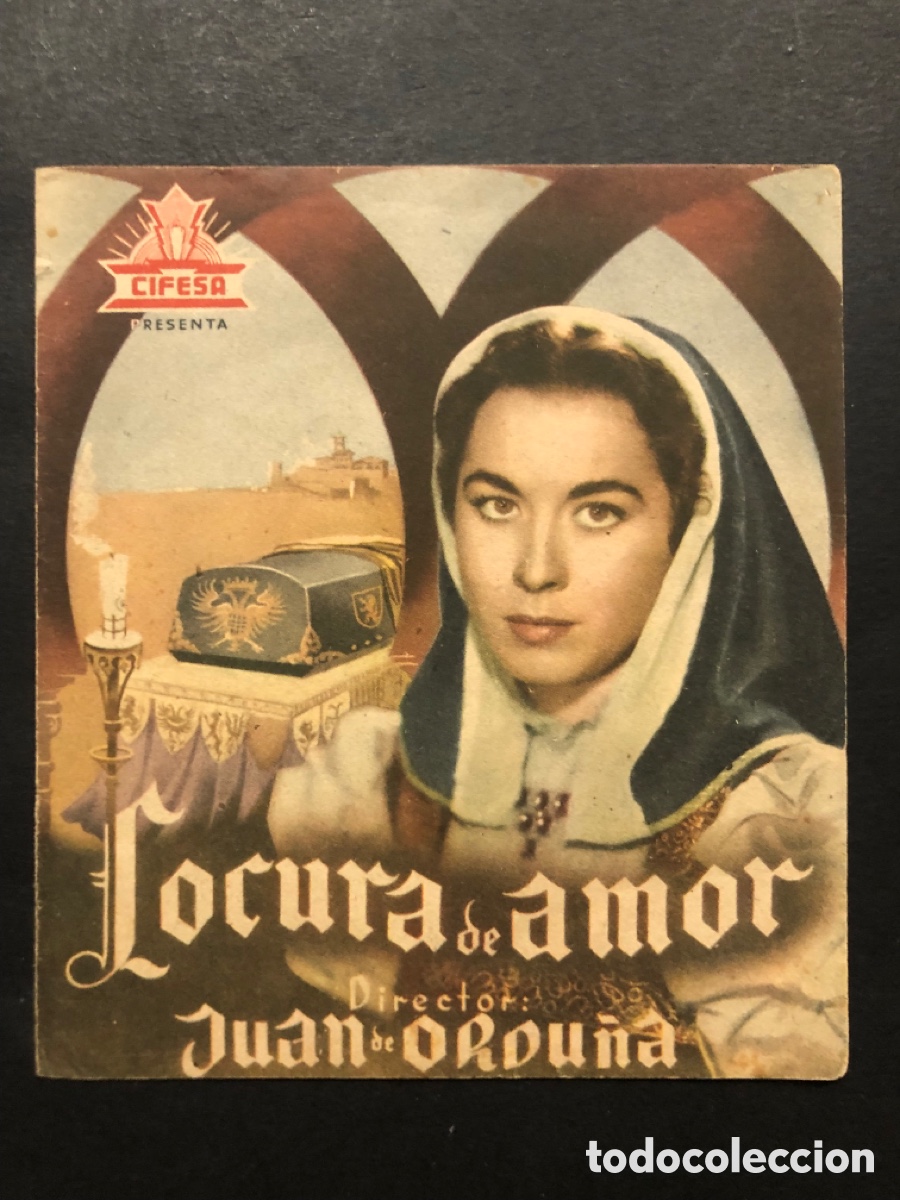 Cine: Programa locura de amor aurora bautista con publicidad inauguraci&oacute;n cine sur mislata 1948 A9