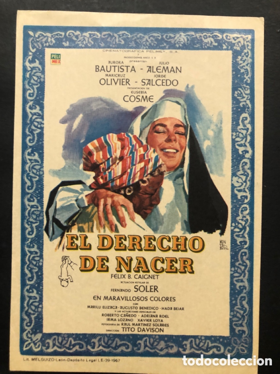 Cine: Programa el derecho de nacer aurora bautista A9 - Foto 1
