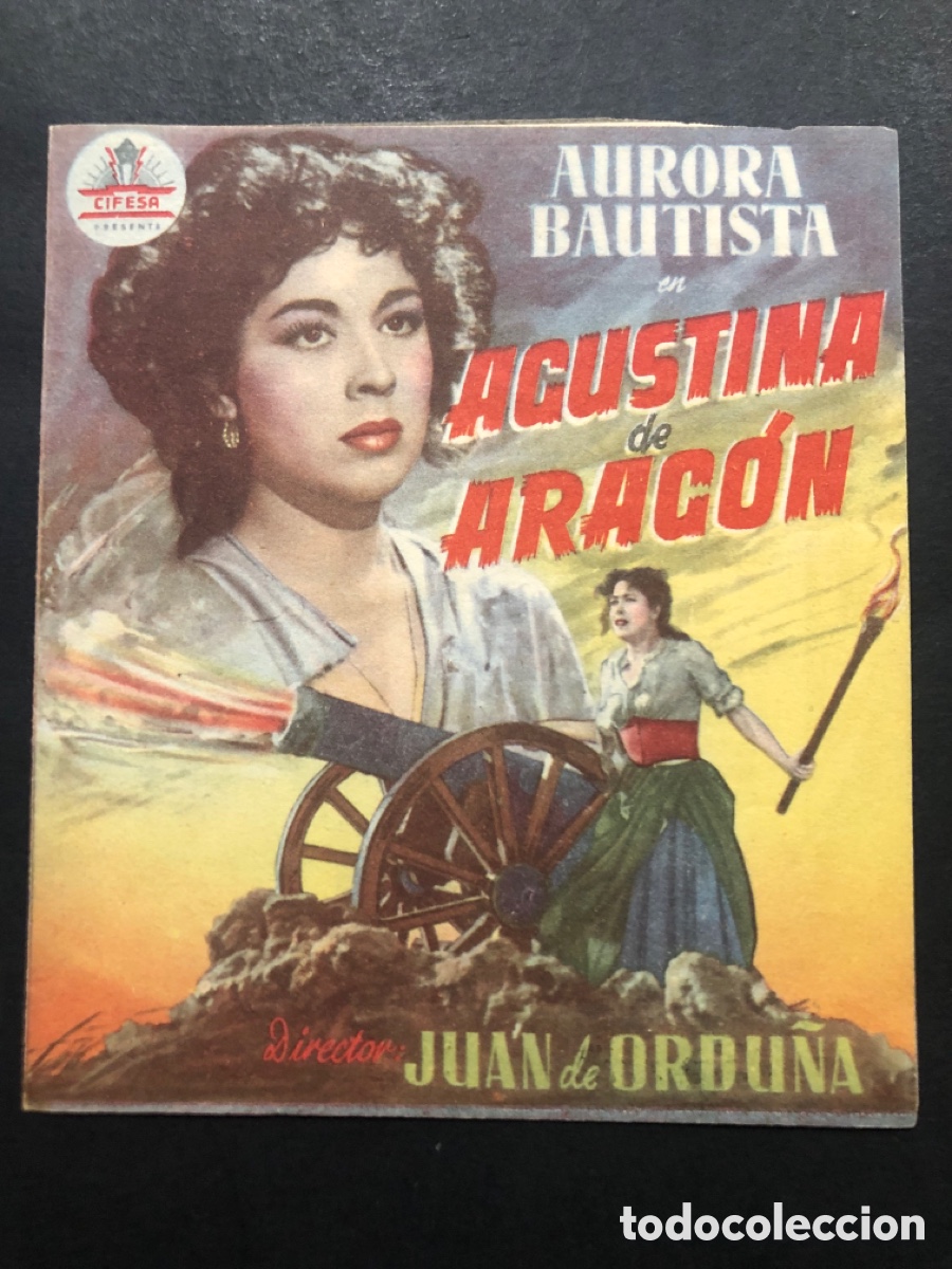 Cine: Programa agustina de aragon aurora bautista con publicidad cine sur mislata A9