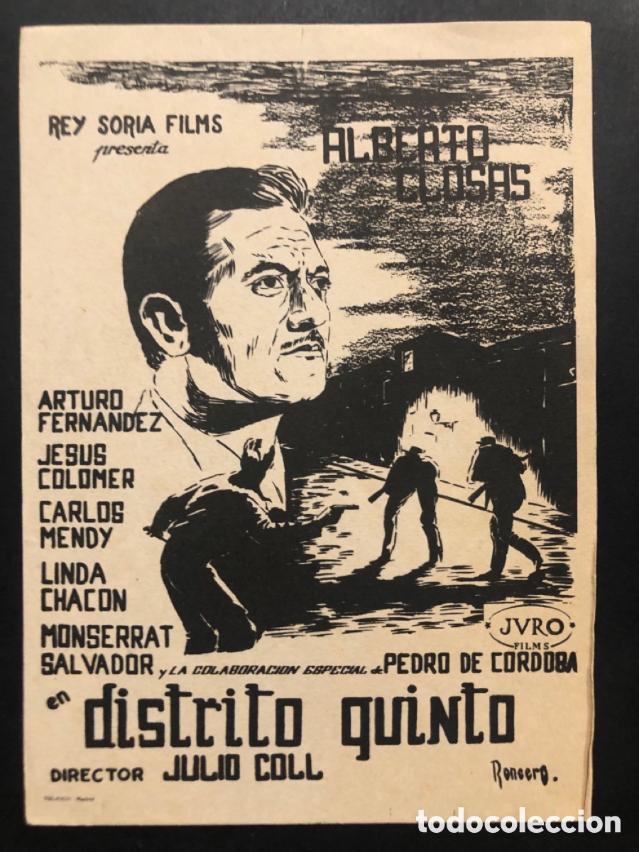 Cine: Programa distrito quinto Alberto closas A9 - Foto 1