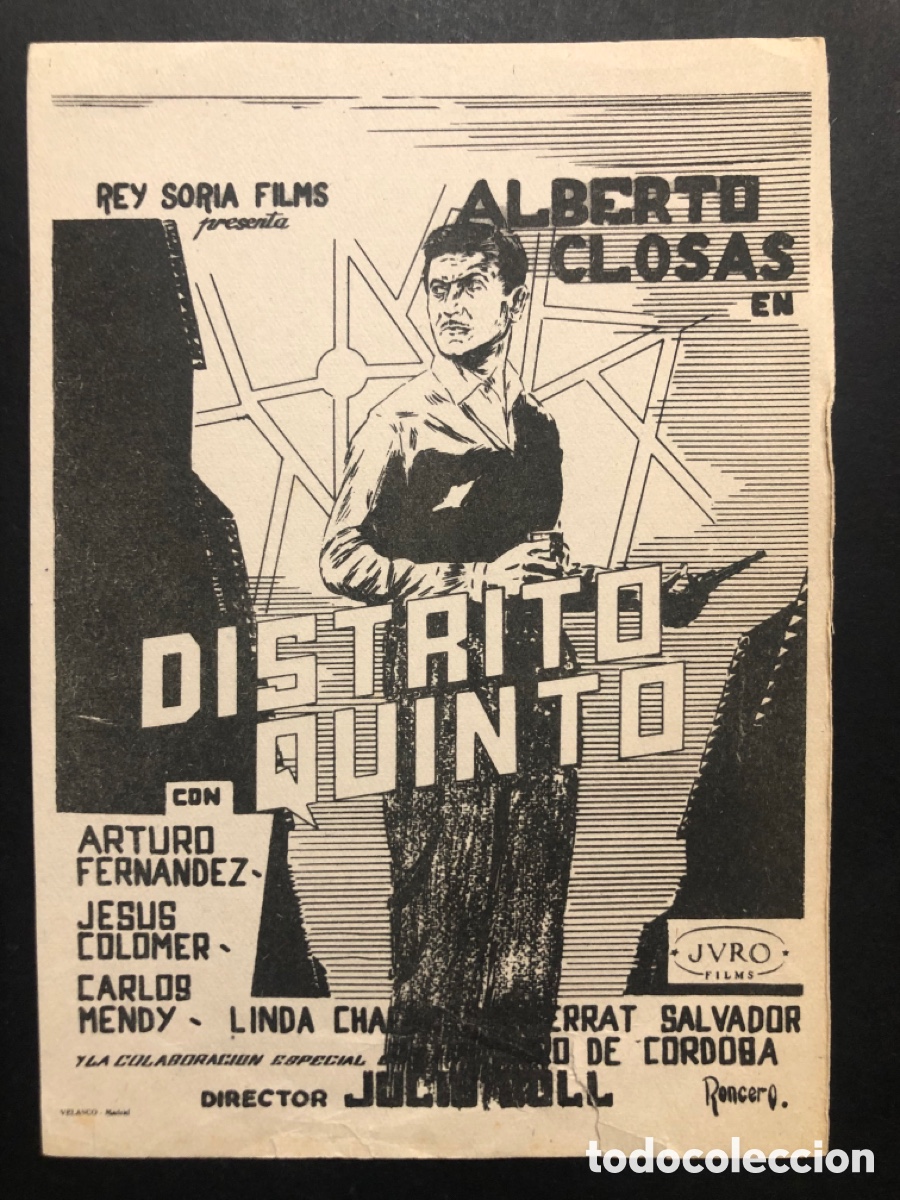 Cine: Programa distrito quinto Alberto closas A9 - Foto 1
