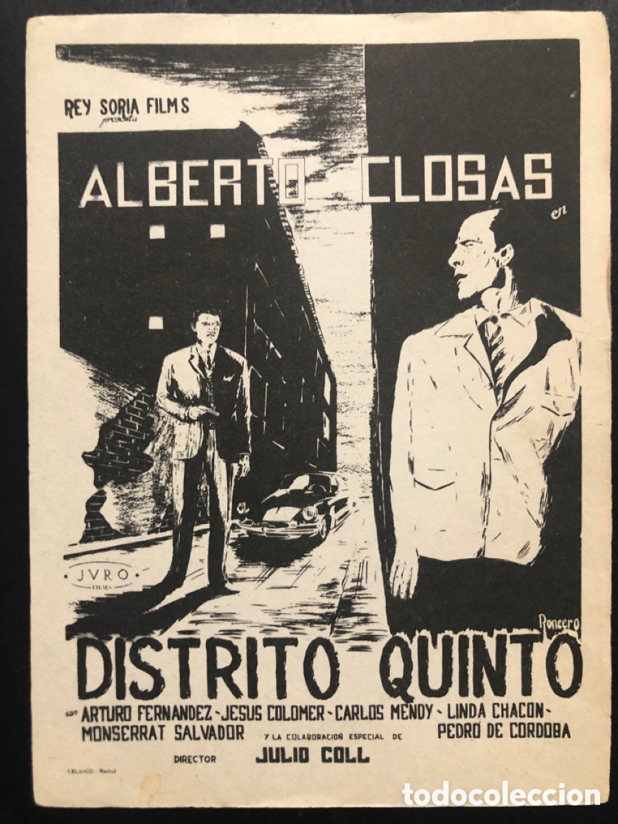 Cine: Programa distrito quinto Alberto closas A9 - Foto 1