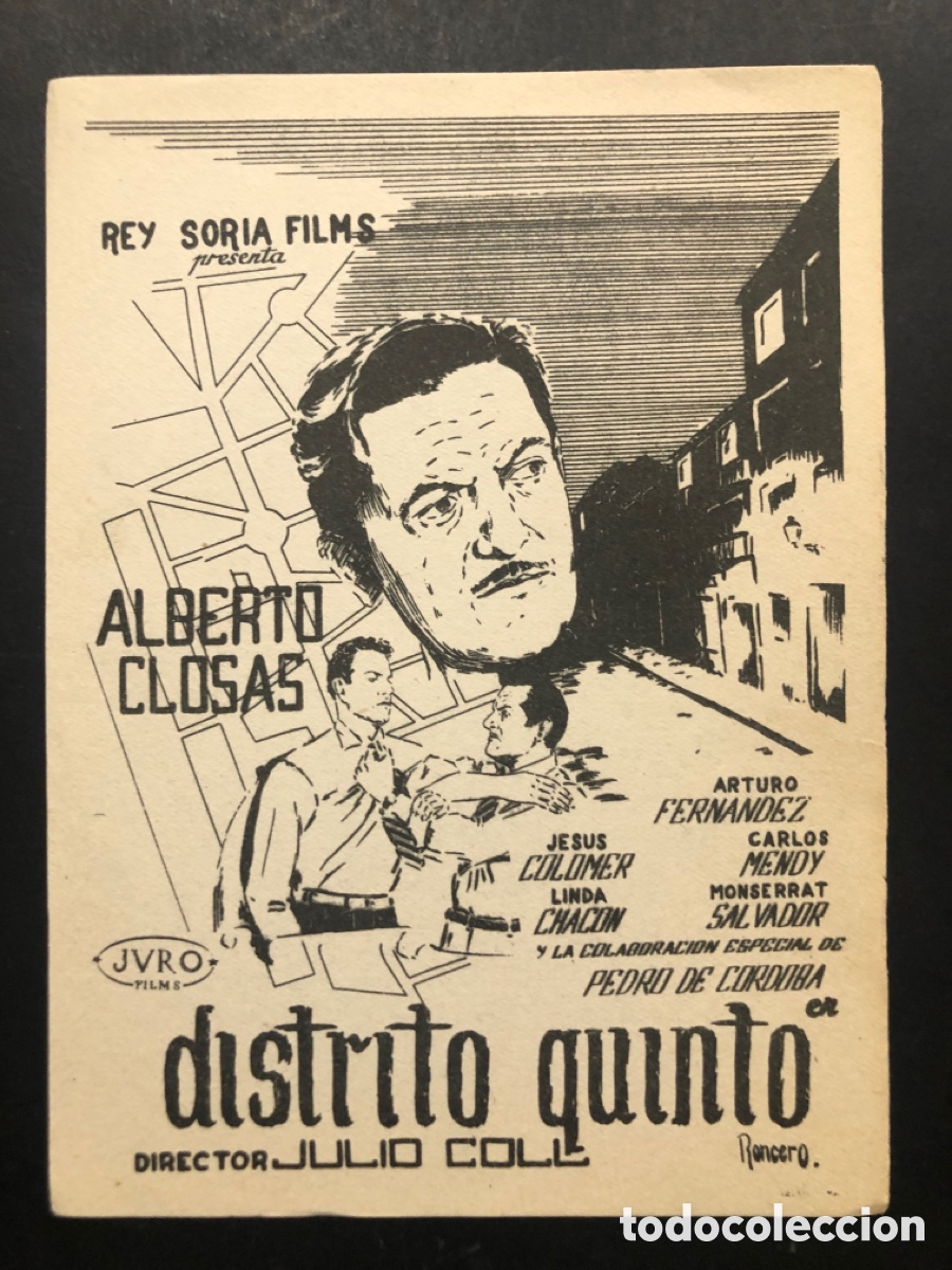Cine: Programa distrito quinto Alberto closas A9 - Foto 1