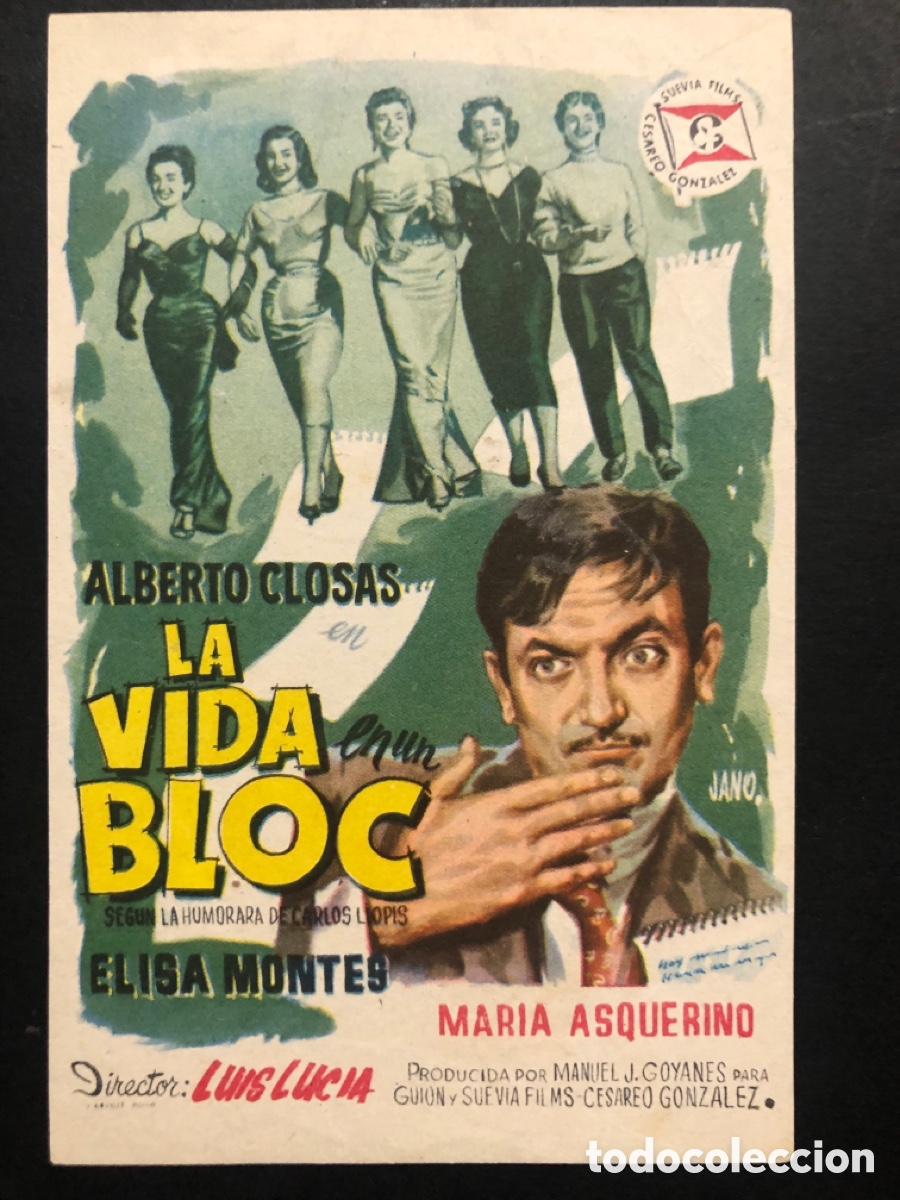 Cine: Programa la vida en un bloc Alberto closas con publicidad cine goya malaga A9