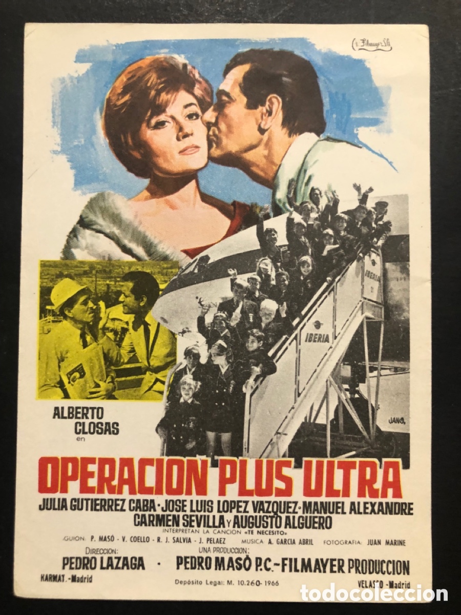 Cine: Programa operaci&oacute;n plus ultra Alberto closas A9 - Foto 1