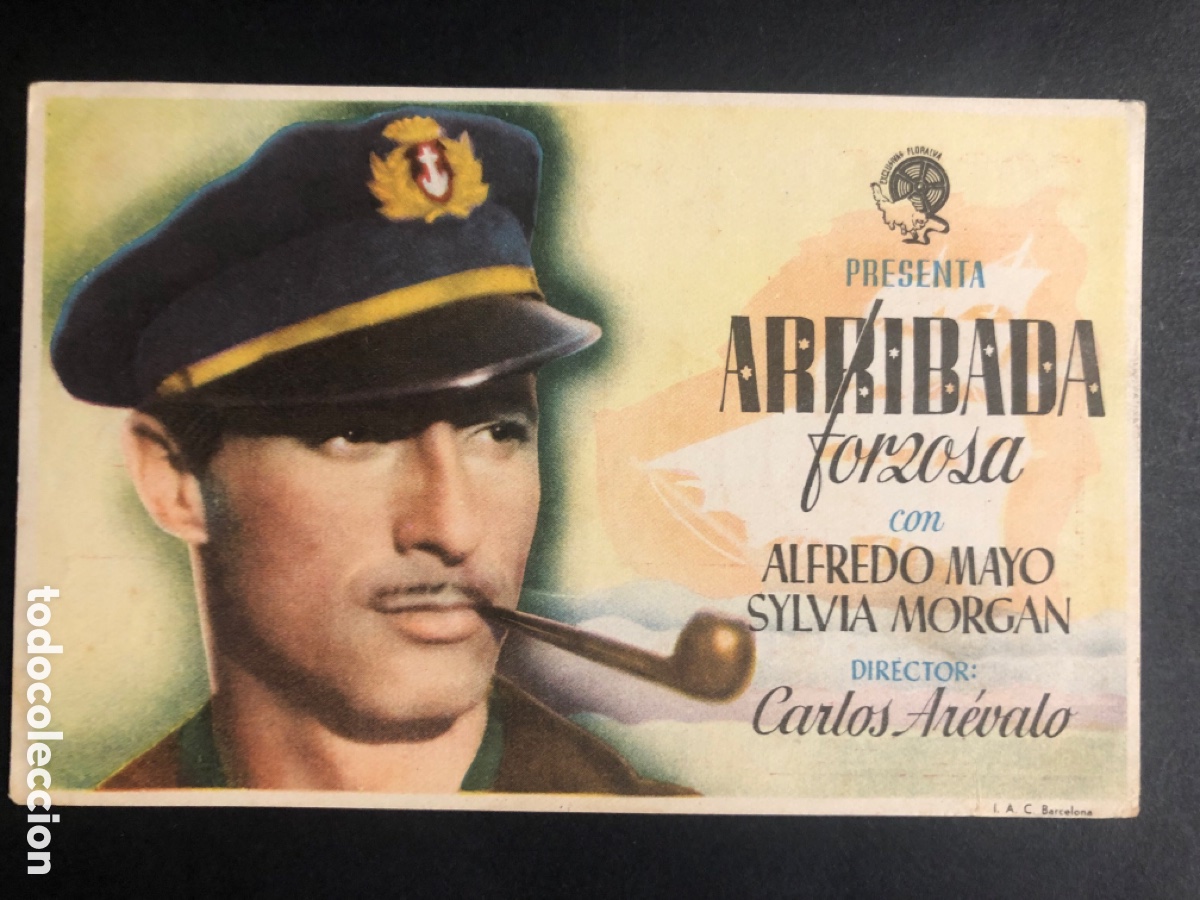 Cine: Programa arribada forzosa alfredo mayo con publicidad cine capitol A9