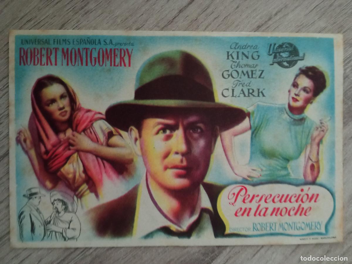 Cine: PERSECUCI&Oacute;N EN LA NOCHE, ROBERT MONTGOMERY - Foto 1