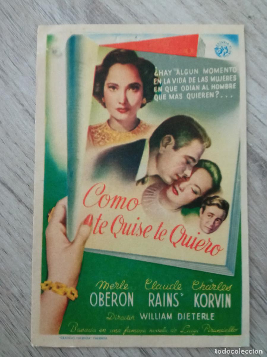 Cinema: COMO TE QUISE TE QUIERO, MERLE OBERON