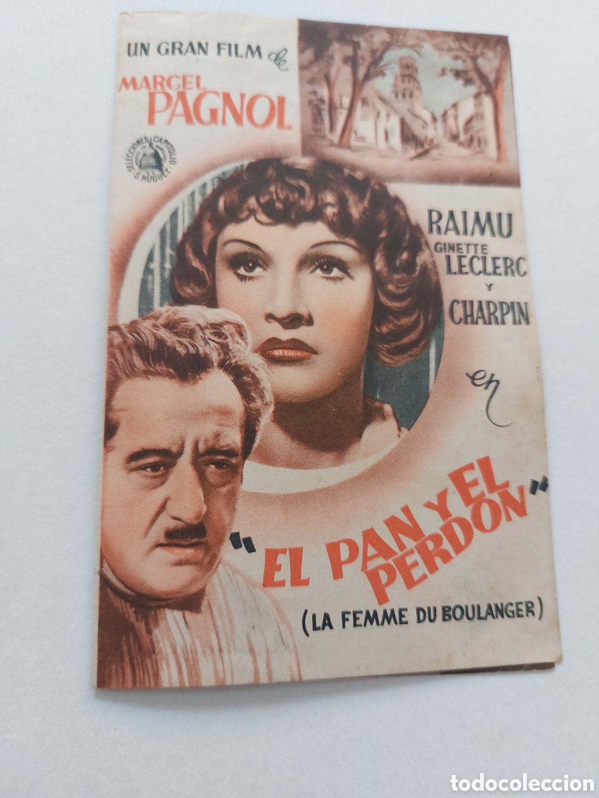Cine: Programa doble El pan y el perd&oacute;n, la femme du boulanger , Marcel Pagnol, sin publicidad