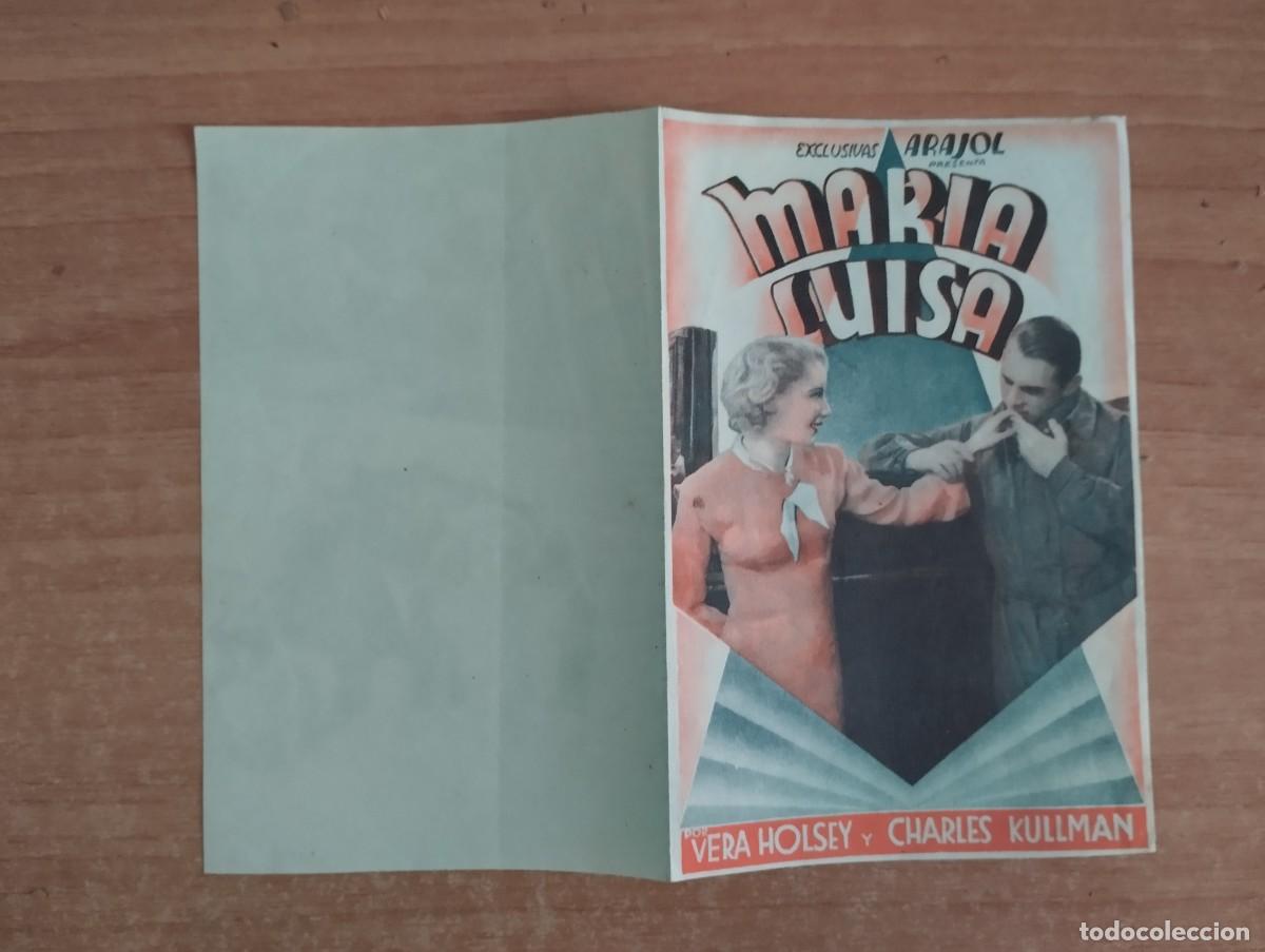Cine: ARA-PROGRAMA DE CINE DE LA PELICULA-- MARIA LUISA - Foto 1