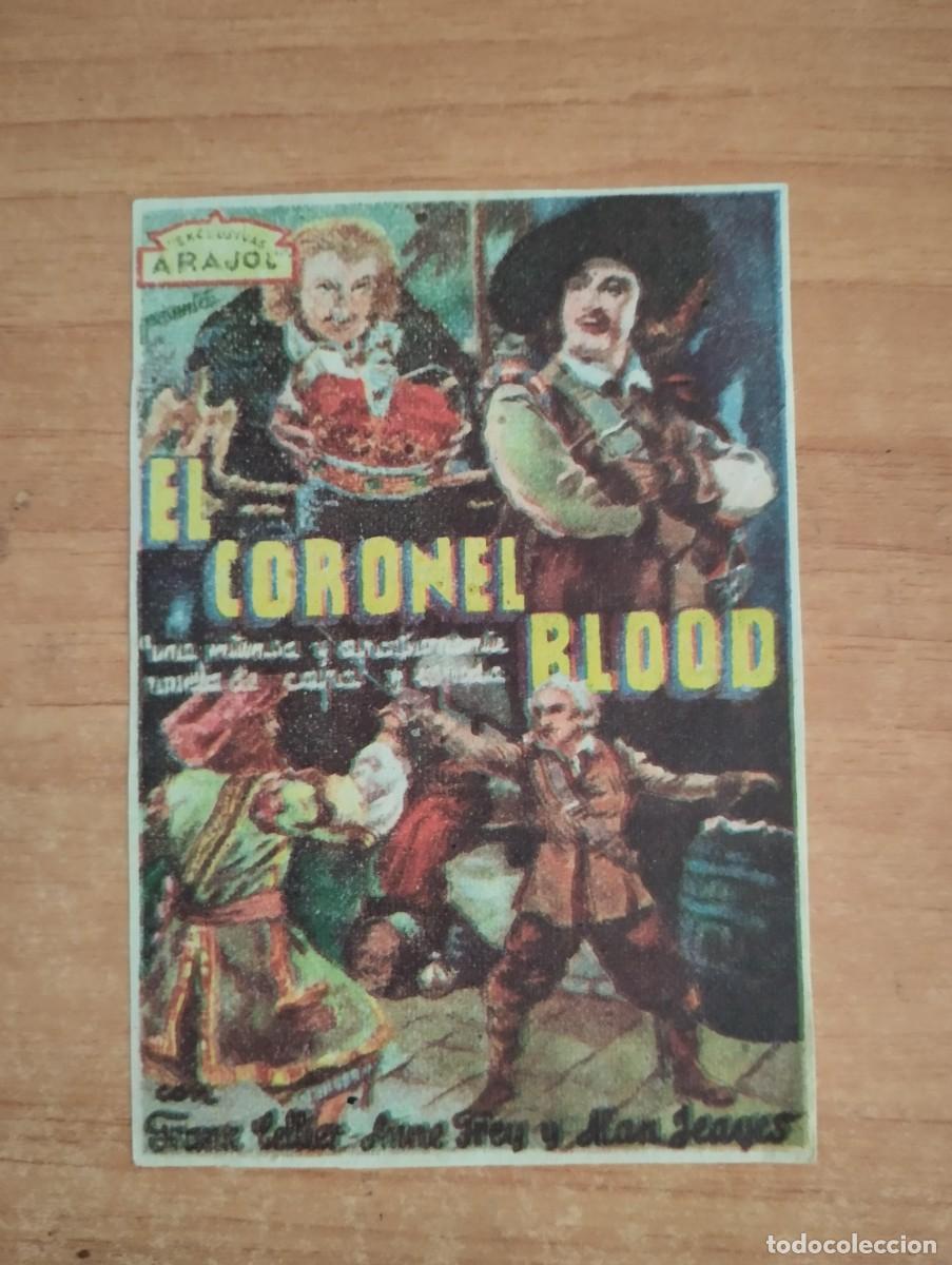 Cine: ARA-PROGRAMA DE CINE DE LA PELICULA-- EL CORONEL BLOOD ct - Foto 1