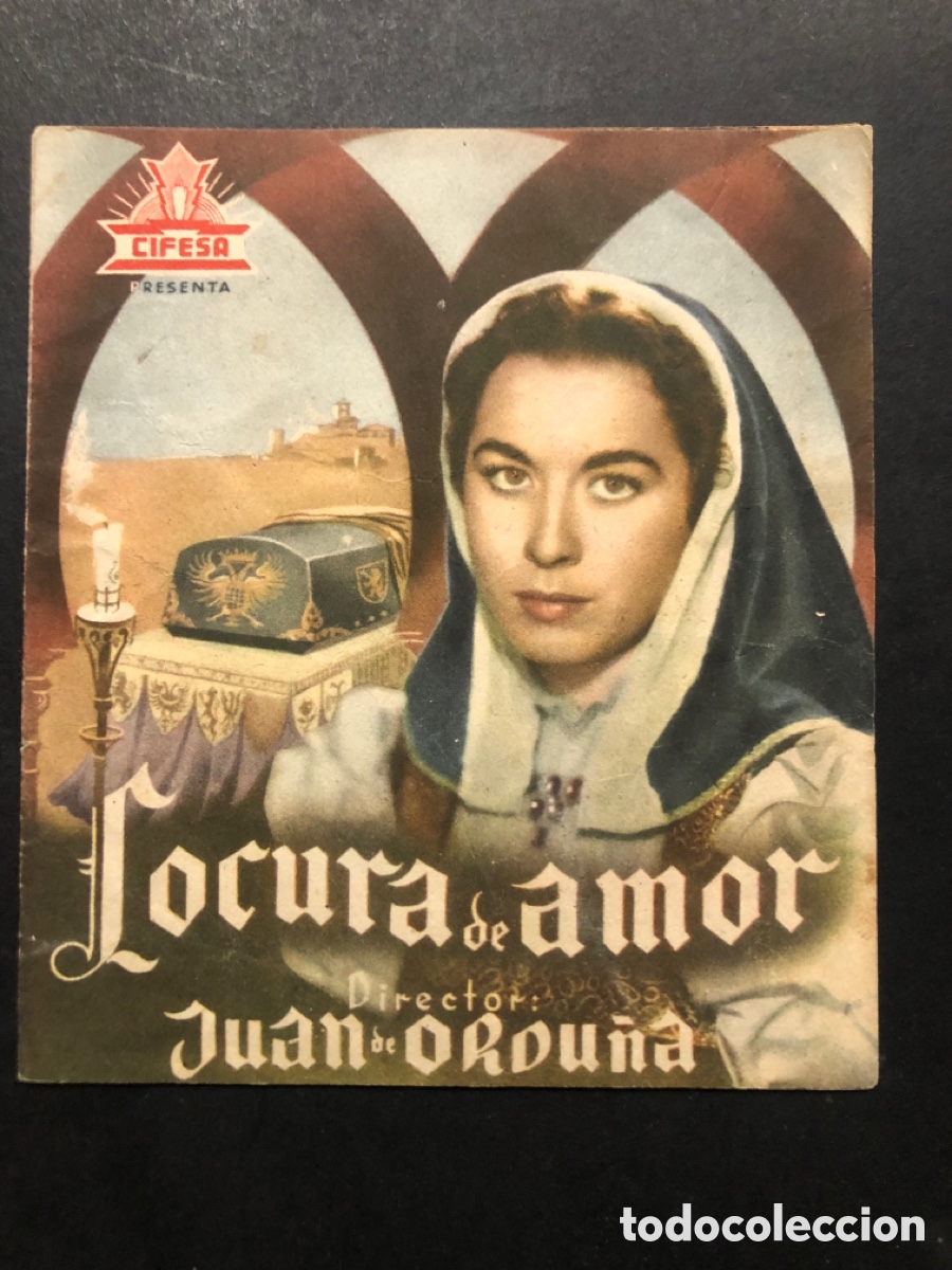  Flyers Publicitaires de films Anciens: Programa locura de amor aurora bautista con publicidad cine avenida A9