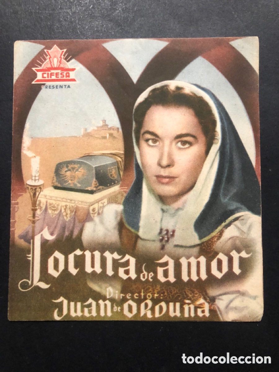  Foglietti di film di film antichi di cinema: Programa locura de amor aurora bautista con publicidad gran teatro A9