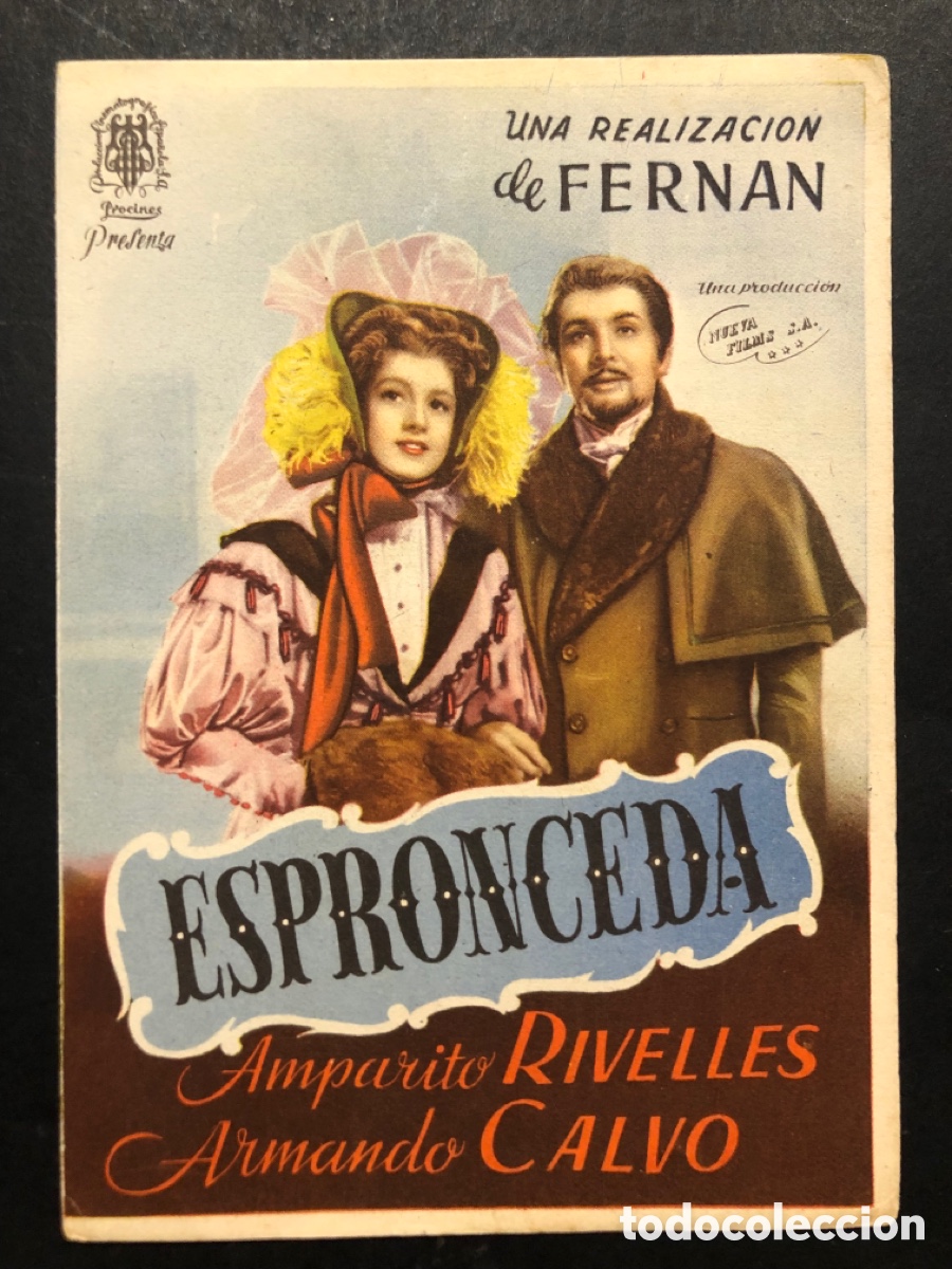 Cine: Programa espronceda amparo Rivelles A9 - Foto 1