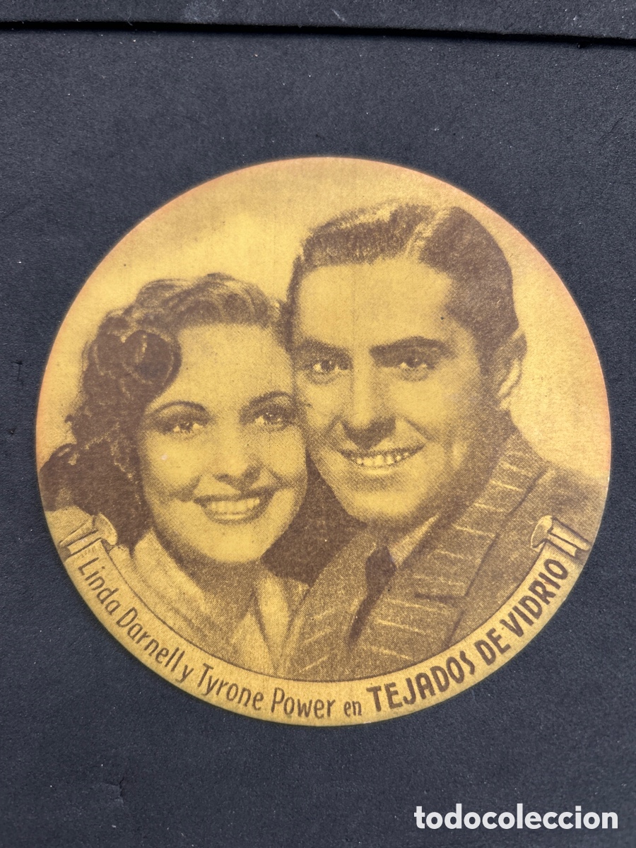  Foglietti di film di film antichi di cinema: PROGRAMA DE CINE FOLLETO DE MANO TEJADOS DE VIDRIO LINDA DARNELL