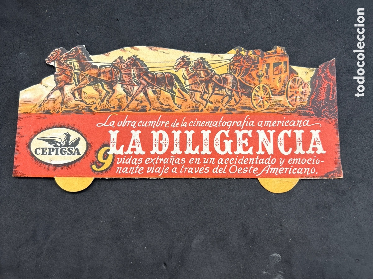 Cine: PROGRAMA DE CINA - LA DILIGENCIA - CLAIRE TREVOR, JOHN WAYNE - BUEN ESTADO