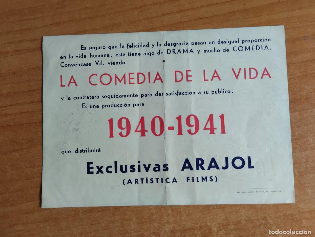 Cine: ARA-PROGRAMA DE CINE DE LA PELICULA--- LA COMEDIA DE LA VIDA - Foto 2