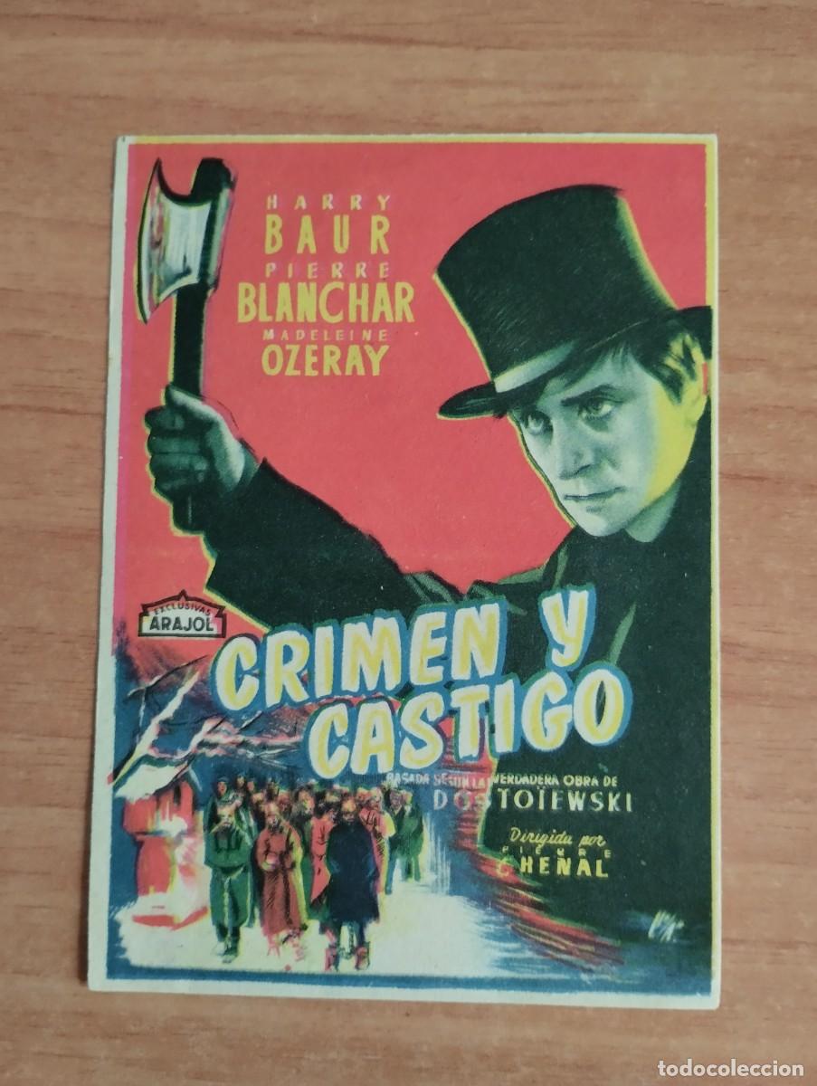 Cine: ARA-PROGRAMA DE CINE DE LA PELICULA--- CRIMEN Y CASTIGO - Foto 1
