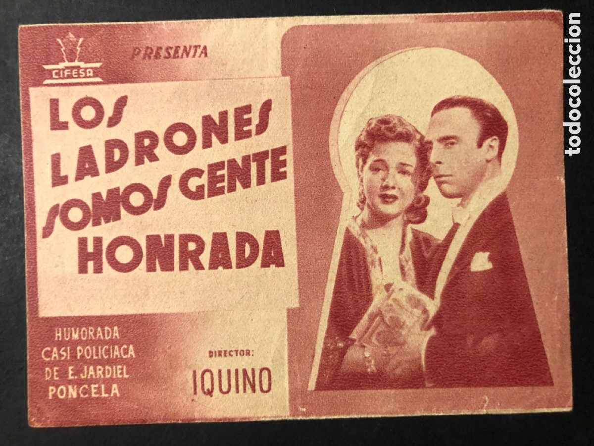 Cine: Programa los ladrones somos gente honrada amparo Rivelles A9 - Foto 1