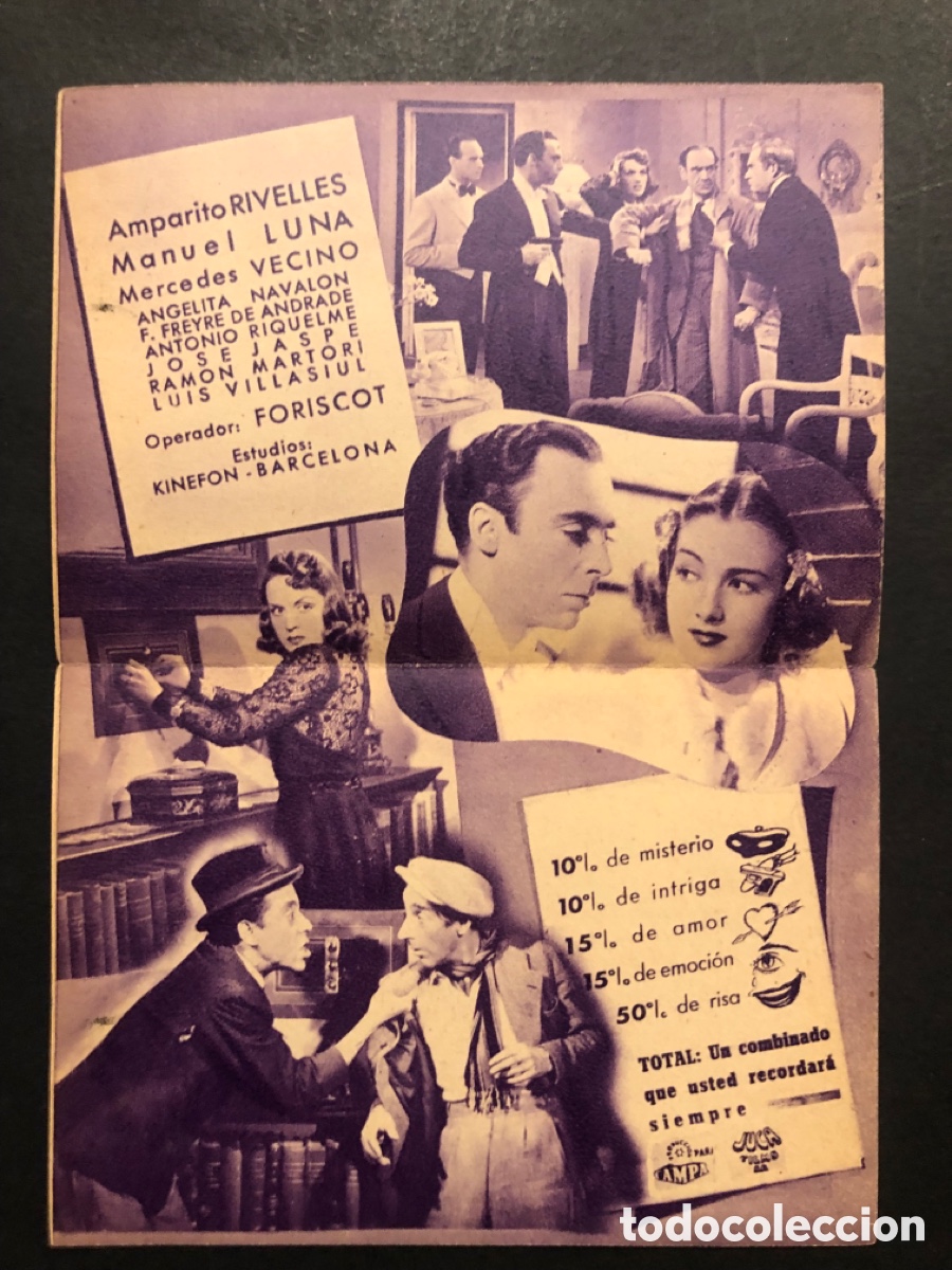 Cine: Programa los ladrones somos gente honrada amparo Rivelles A9 - Foto 2