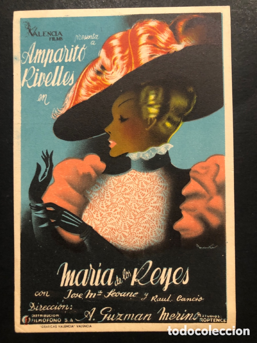 Cine: Programa mar&iacute;a de los reyes amparo Rivelles A9 - Foto 1