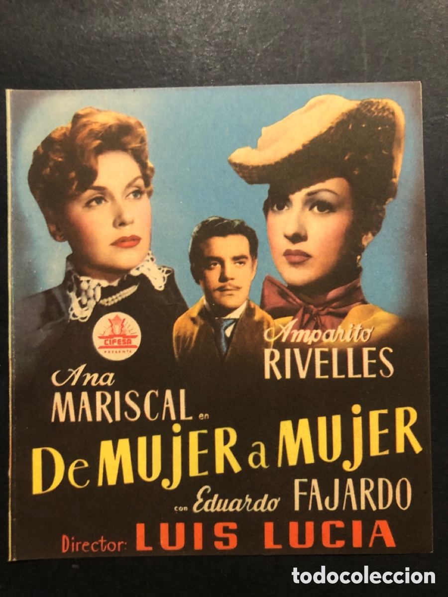 Cine: Programa de mujer a mujer amparo Rivelles con publicidad cine sur mislata A9 - Foto 1